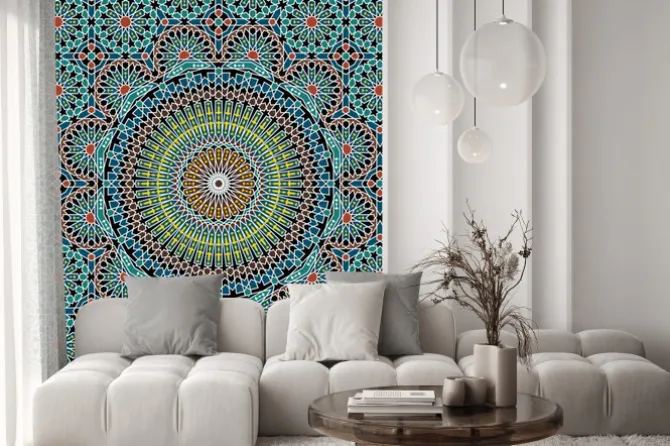 Naklejka: Wzór z marokańskich płytek