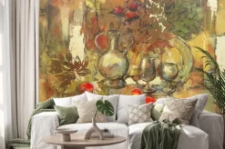 Naklejka: Życie wciąż ręcznie malowanie