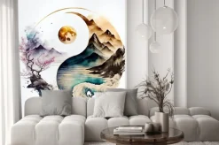 Naklejka: Żywioły w ujęciu yin i yang