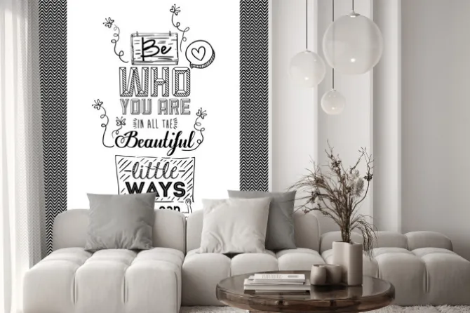 Naklejka: Zachęcić cytaty projekt,