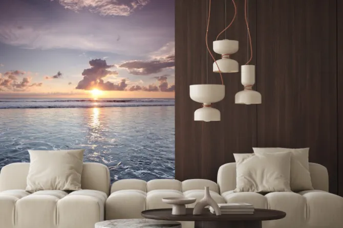 Naklejka: Zachód słońca na bali