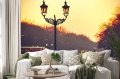 Naklejka: Zachód słońca w berlinie