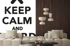 Naklejka: Zachowaj spokój i deska do snowboardu