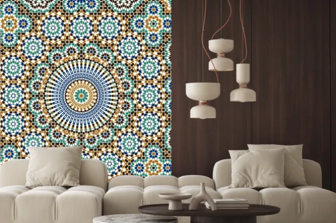 Naklejka: Zagora seamless pattern six