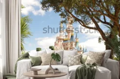 Naklejka: Zamek w disneylandzie w paryżu