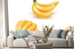 Naklejka: Zestaw izolowanych bananowych owoców. eps10 ilustracji.