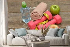 Naklejka: Zestaw na siłownię