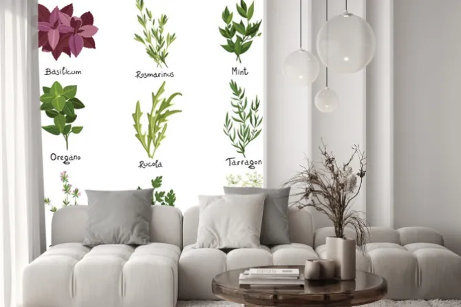 Naklejka: Zestaw ziół