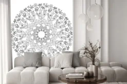 Naklejka: Zioła mandala