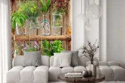 Naklejka: Ziołowy zbiór naturalnych roślin