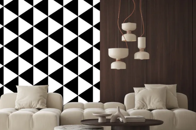 Naklejka: Złudzenie optyczne tła