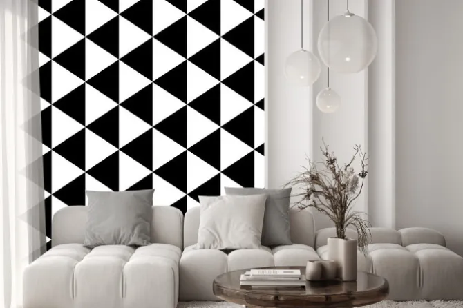 Naklejka: Złudzenie optyczne tła