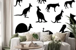 Naklejka: Zwierzęta australijskie sylwetka