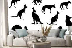 Naklejka: Zwierzęta australijskie sylwetka