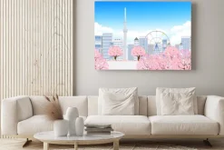 Obraz: 桜　東京　春　背景