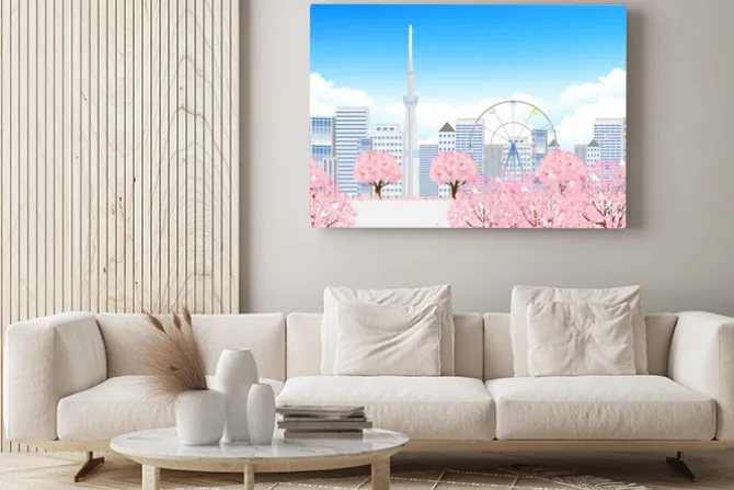Obraz: 桜 東京 春 背景