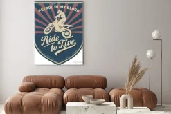 Obraz: Мотоциклист, ездить, чтобы жить, бензин в моей крови, мотоцикл,