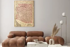 Obraz: 1880 map of arizona