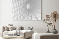 Obraz: Abstract render tunnel spiral