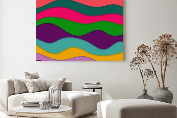 Obraz: Abstract tło faliste