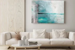 Obraz: Abstrakcja z wyraźną farbą