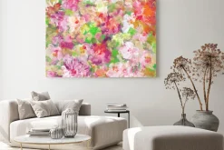 Obraz: Abstrakcyjna akwarele ręcznie wykonany obraz. floral tle