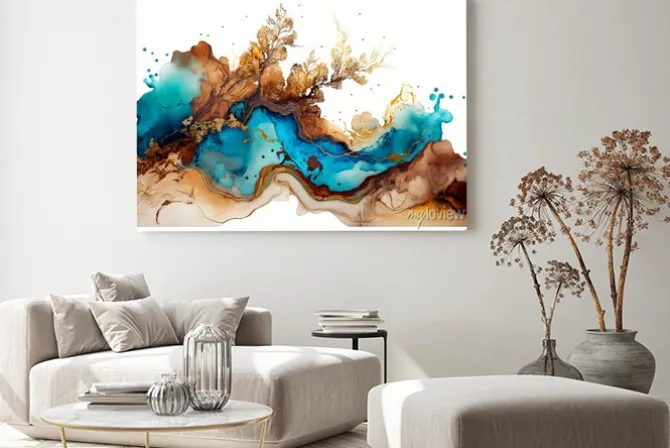 Obraz: Abstrakcyjna natura