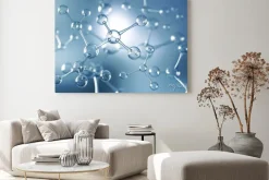 Obraz: Abstrakcyjna tła atomu lub struktury cząsteczki, medyczne tła,