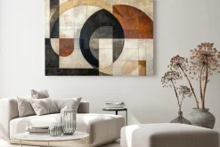 Obraz: Abstrakcyjne kształty geometryczne nowoczesny wzór