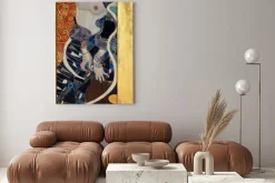 Obraz: Abstrakcyjne przedstawienie subtelnej kobiety