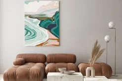 Obraz: Abstrakcyjny krajobraz w stylu nowoczesnym