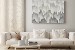 Obraz: Abstrakcyjny malunek w monochromatycznych barwach