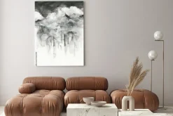 Obraz: Abstrakcyjny pocałunek w stylu akwareli