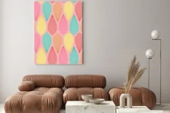 Obraz: Abstrakcyjny wzór retro bezszwowe tło