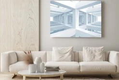 Obraz: Abstrakt architektury, puste wnętrze