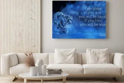 Obraz: Ake risks: if you win, you will be happy; if you lose, you will