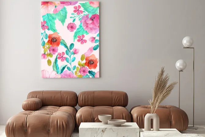 Obraz: Akwarela kwiatowy szwu