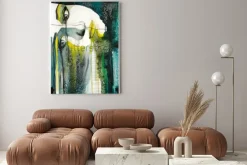 Obraz: Akwarela portret pięknej dziewczyny | ręcznie | self made | obraz