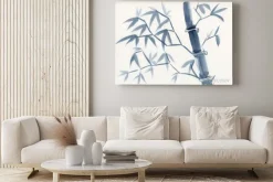 Obraz: Akwarela z pędem bambusa