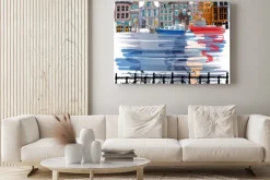 Obraz: Akwarelowa ilustracja amsterdam