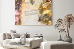 Obraz: Akwarelowe jesienne liście