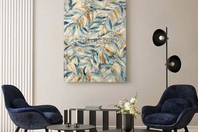 Obraz: Akwarelowe liście