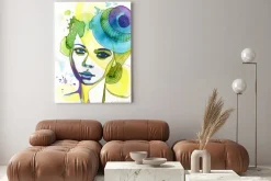 Obraz: Akwarelowy portret kobiety