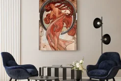 Obraz: Alfons mucha taniec