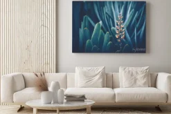 Obraz: Aloe flower with vintage style