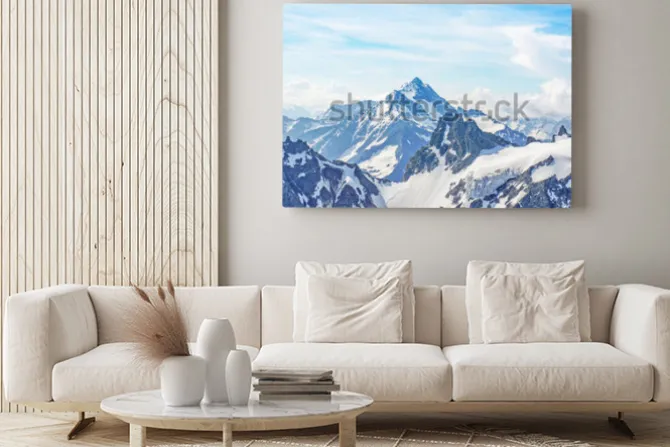 Obraz: Alpy z szczytu titlis