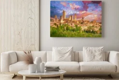 Obraz: Amazing landscape view of san gimignano is a small walled medieval