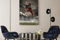 Obraz: Amerykański piłkarz w akcji