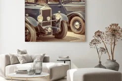 Obraz: Antique cars, vintage process