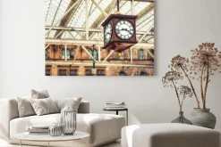 Obraz: Antyczny zegar stacji